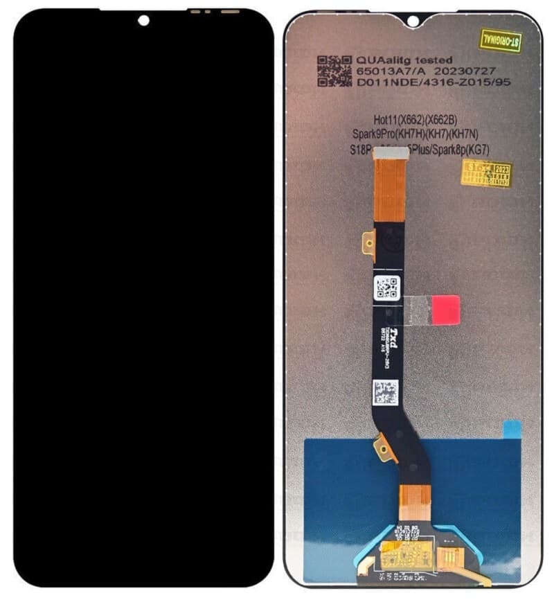 Дисплей для Tecno Spark 8P/Spark 8T/Infinix Hot 11 (L)+ тачскрин черный o Дисплей для Tecno Spark 8P/Spark 8T/Infinix Hot 11 (L)+ тачскрин черный o
