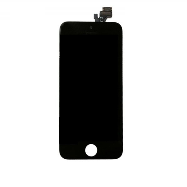 Стекло тачскрина+Рамка+OCA для iphone 5 черный