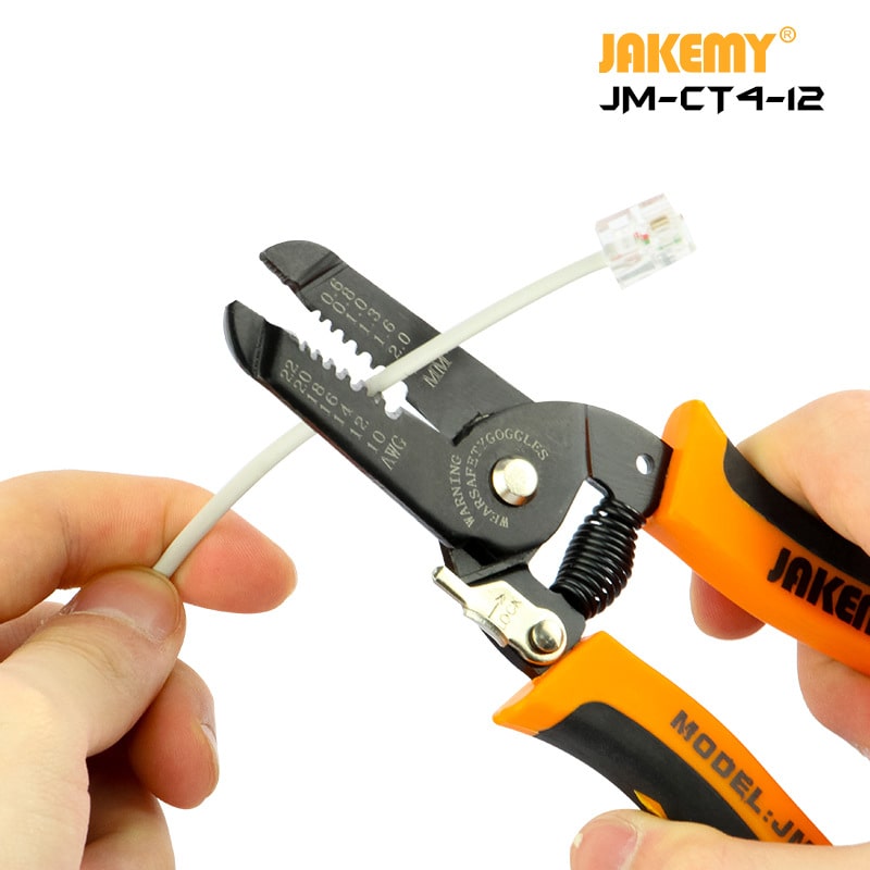 Кусачки стриппер Jakemy JM-CT4-12 для зачистки проводов Кусачки стриппер Jakemy JM-CT4-12 для зачистки проводов
