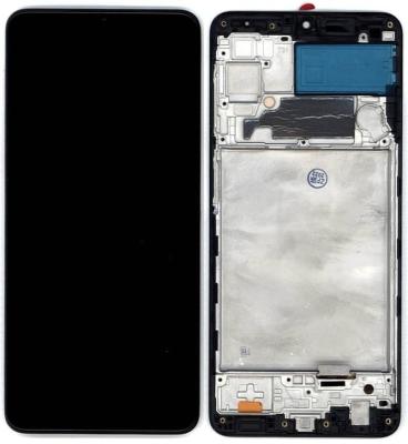 Дисплей для Samsung A22/A225 (G) + тачскрин черный с рамкой OLED
