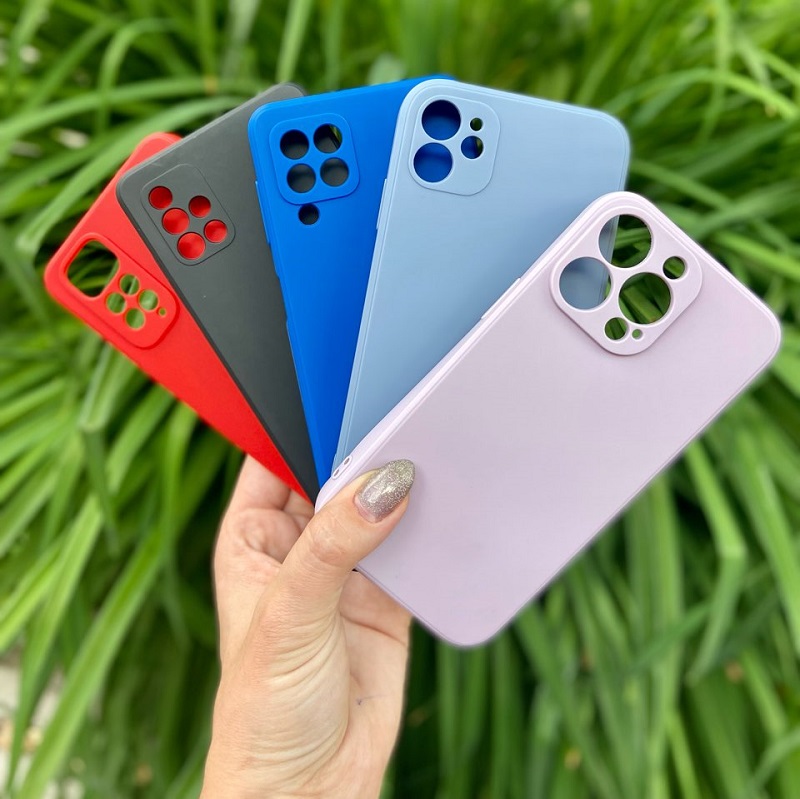 фото Чехол накладка для Xiaomi Redmi 9A силикон тонкий матовый сиреневая