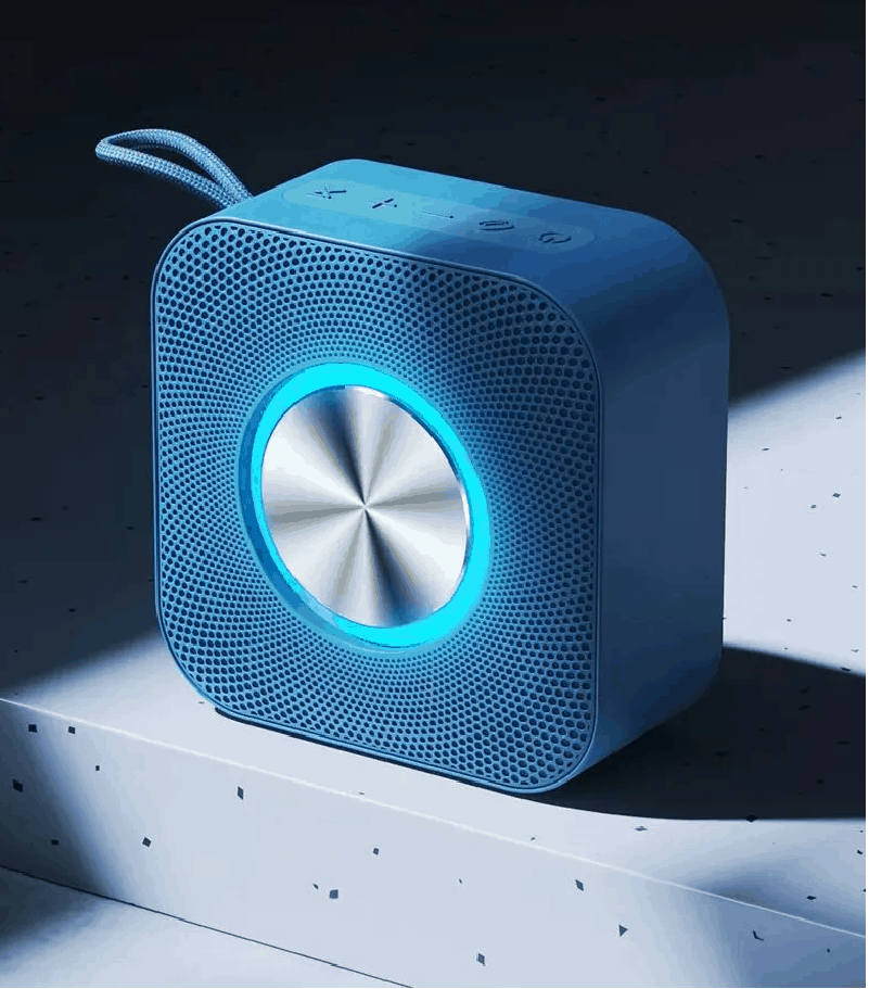 Колонка блютуз Remax RB-M2 голубая 1500mAh