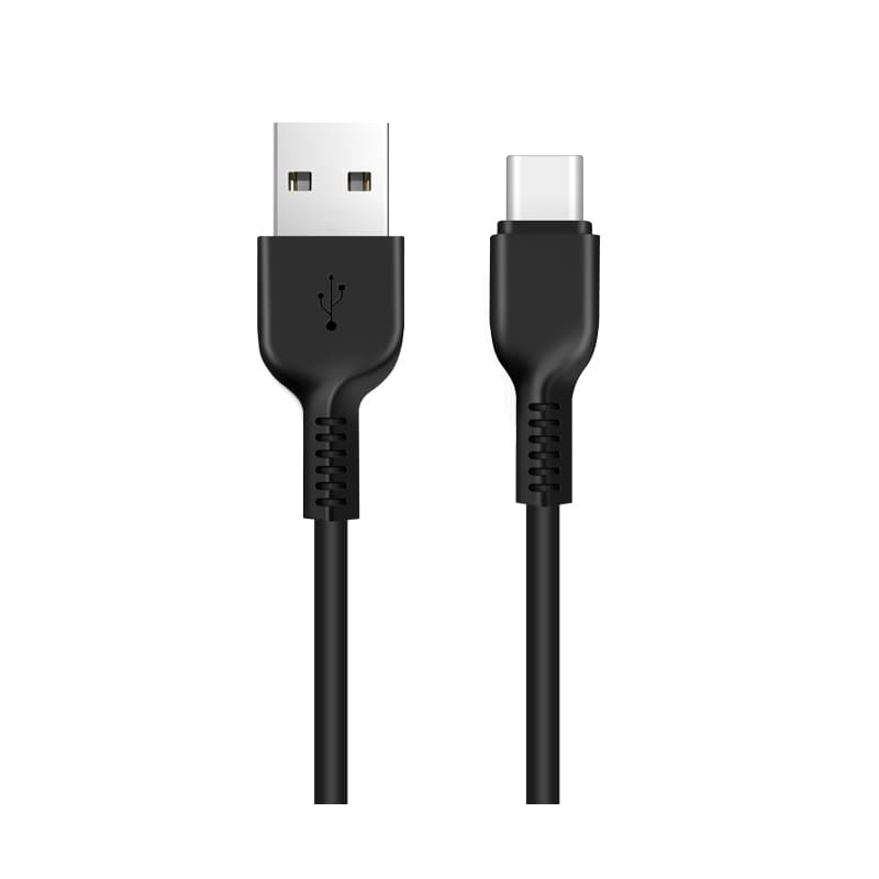 Кабель для зарядки Type-C USB HOCO X20 2м 3A черный
