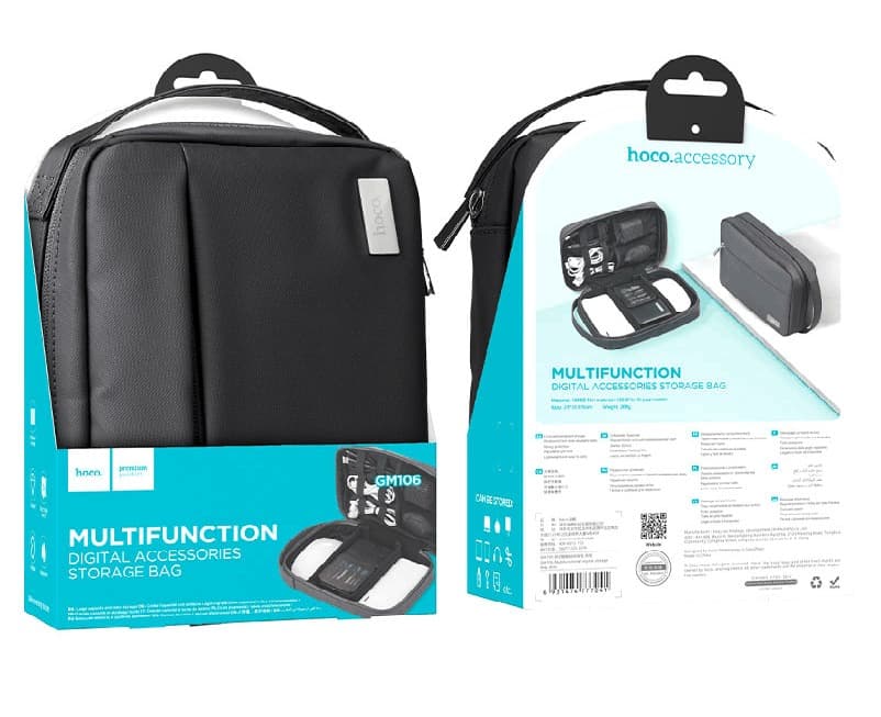 Сумка органайзер для путешествий универсальная Hoco GM106 Multifunction серая Сумка органайзер для путешествий универсальная Hoco GM106 Multifunction серая