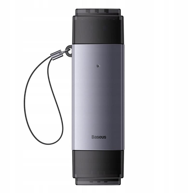 Картридер Baseus Lite card reader для USB 3.0/Type-C USB на SD/TF WKQX060113 серый Картридер Baseus Lite card reader для USB 3.0/Type-C USB на SD/TF WKQX060113 серый