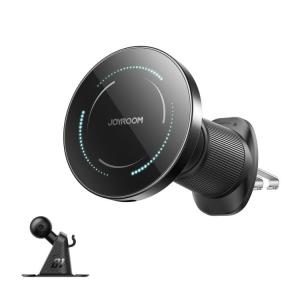 Автомобильный держатель для телефона Joyroom JR-ZS502 магнитный с беспроводной зарядкой 15W в решетку вентиляции и на панель
