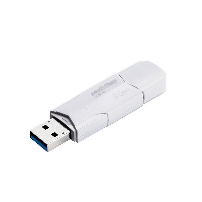Изображение Флеш-накопитель Smartbuy Clue белый 64Gb
