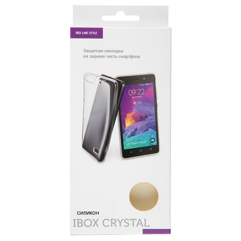 фото Чехол накладка для Xiaomi Redmi A3/Redmi A3x/Poco C61 Red Line iBox Crystal силикон прозрачный 