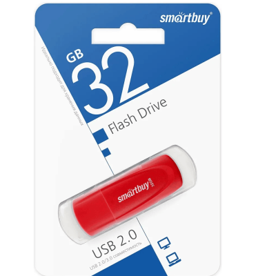 Флеш-накопитель Smartbuy Scout красный 32Gb