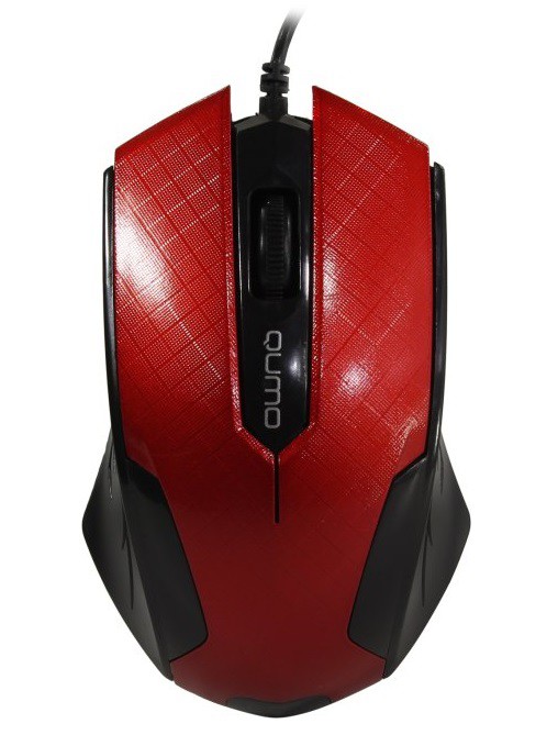 Мышь проводная Qumo Office M14 красная
