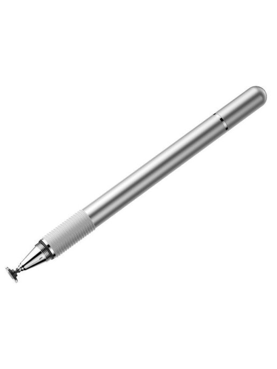 Изображение Стилус-ручка Baseus Golden Cudgel Capacitive серебро ACPCL-0S фото Стилус-ручка Baseus Golden Cudgel Capacitive серебро ACPCL-0S