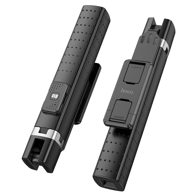 Монопод для селфи Hoco K18 трипод с пультом BT черный