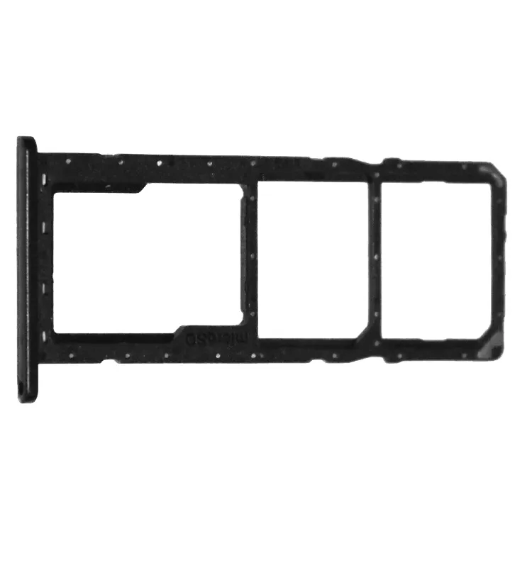 Держатель сим для Samsung A01/A015 черный