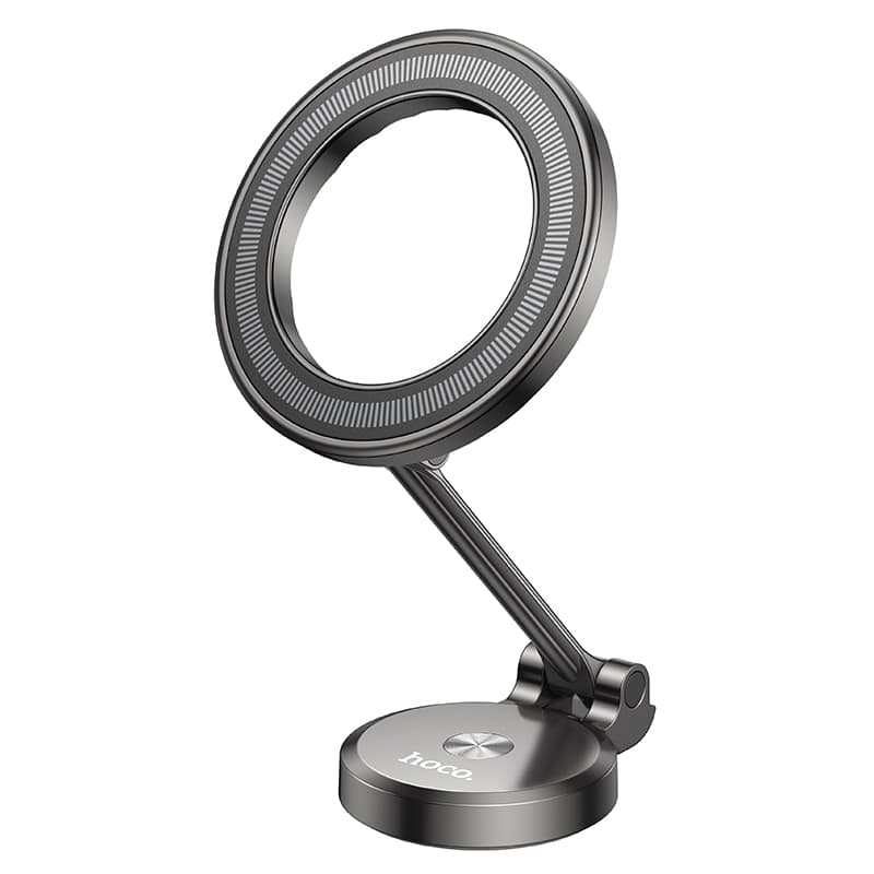 Изображение Автомобильный держатель для телефона HOCO H51 магнитный на панель металл серый сайта akstel.ru фото Автомобильный держатель для телефона HOCO H51 магнитный на панель металл серый