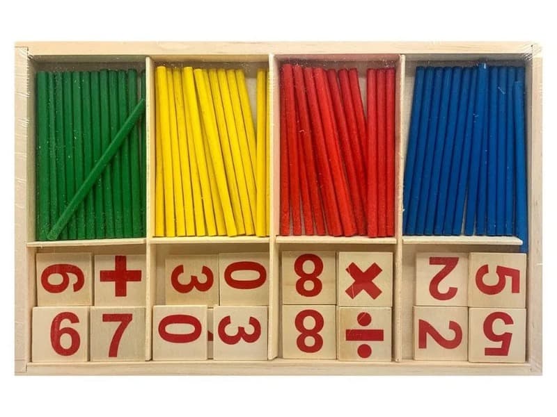 Набор счетных материалов деревянный Mathematical Intelligence stick