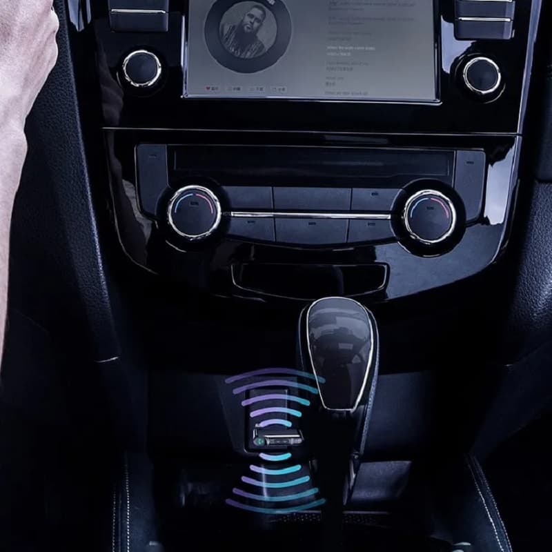 Изображение Блютуз aux FM трансмиттер bluetooth адаптер ресивер Baseus Qiyin AUX Car Receiver BSBA-02 черный WXQY-01/WXQY010001 сайта akstel.ru фото Блютуз aux FM трансмиттер bluetooth адаптер ресивер Baseus Qiyin AUX Car Receiver BSBA-02 черный WXQY-01/WXQY010001
