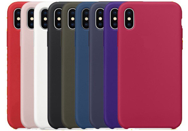 фото Чехол накладка для iphone 7/8 Plus (5.5) soft силикон темно-красная