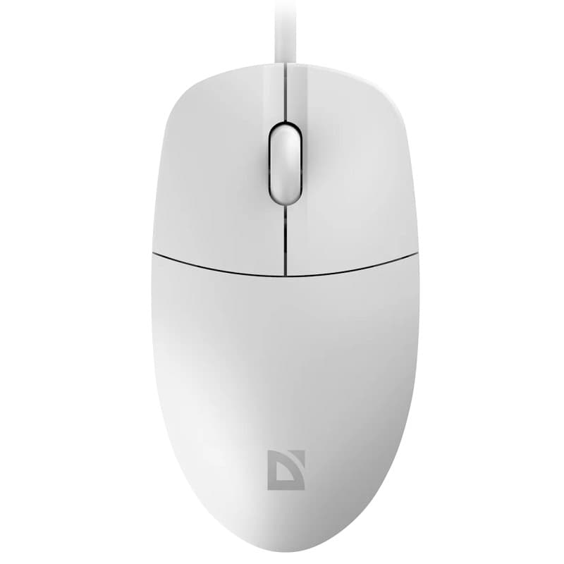 Мышь проводная DEFENDER Azora MB-241 белый,3 кнопки, 3D,1200 dpi 1.8м