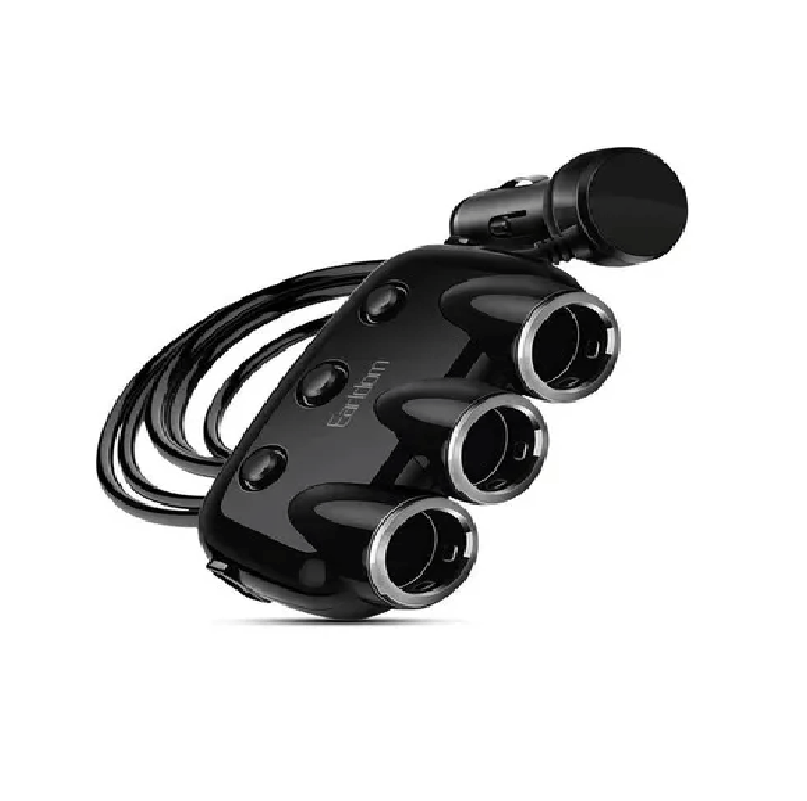 фото Разветвитель Ealdom ET-CS1 3 прикуривателя с выключателями 3,1A черный