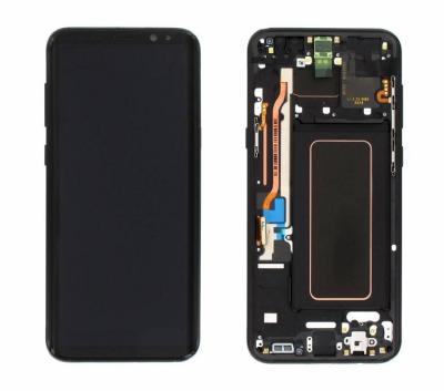 Дисплей для Samsung S8 Plus/G955 "как новый" + тачскрин черный с рамкой