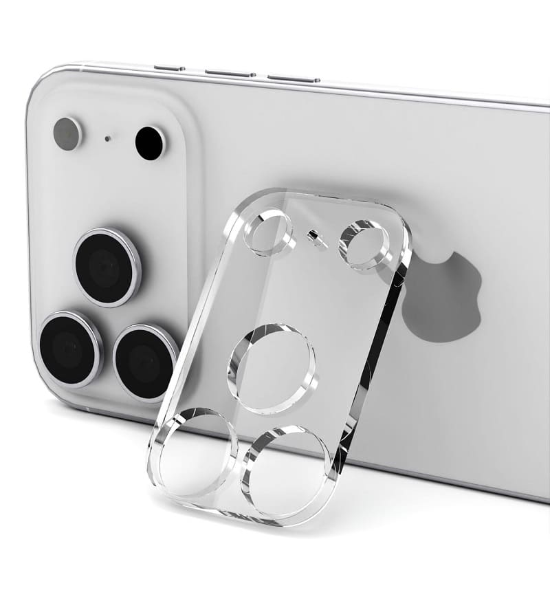фото Защитное стекло на камеру для iphone 17 Pro 6.3 прозрачное