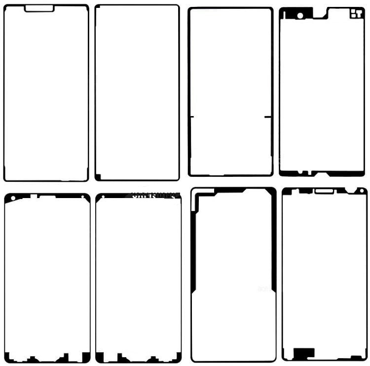 Скотч для тачскринов 3мм красный (прозрачный)