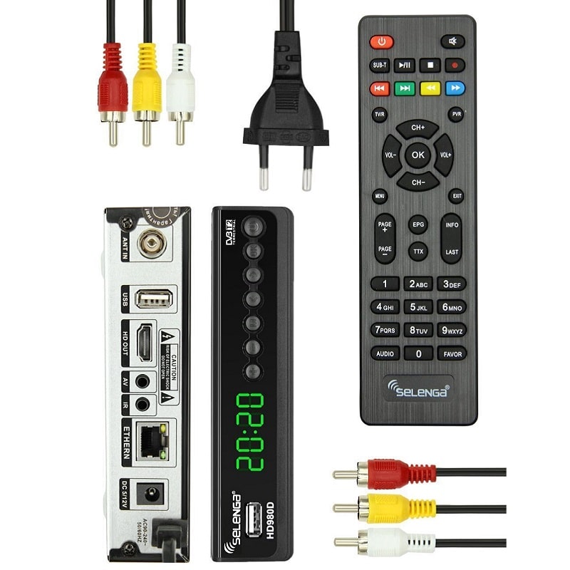 Цифровая приставка Selenga HD980D DVB-T2,DVB-C,Wi-Fi,LAN Цифровая приставка Selenga HD980D DVB-T2,DVB-C,Wi-Fi,LAN