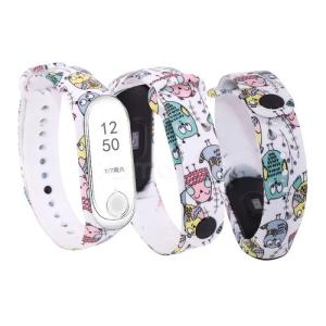 Ремешок для Mi Band 3/Mi Band 4 совы