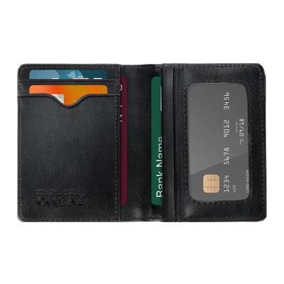 Держатель для карт с защитой от потери GPS трекер маячок HOCO E91F Tiger smart для iphone модель беспроводной зарядки экокожа черный