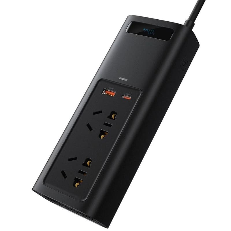 фото Автомобильный инвертор Baseus Power Inverter 150W 220V CN/EU черный CRNBQ-A01