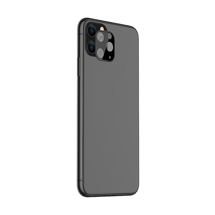 фото Защитное стекло на камеру для iphone 11 Pro/11 Pro Max HOCO A18 3D с металлической рамкой черное