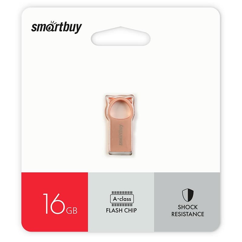 Изображение Флеш-накопитель Smartbuy MC5 Metal Kitty розовый 16Gb Изображение Флеш-накопитель Smartbuy MC5 Metal Kitty розовый 16Gb