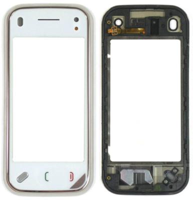 Тачскрин для Nokia N97 белый с рамкой o