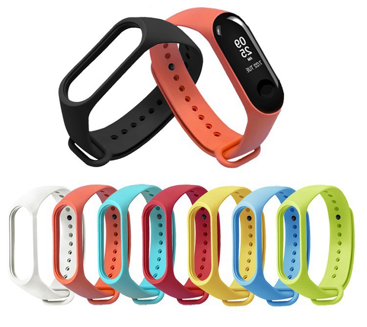 Ремешок для Mi Band 5/Mi Band 6/Mi Band 7 серый