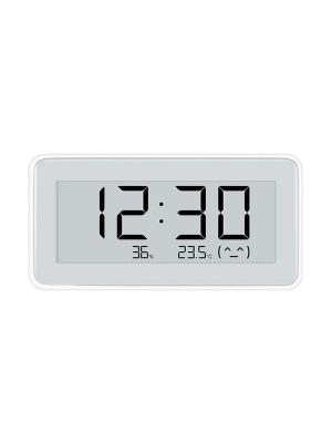 Датчик температуры и влажности Xiaomi Mijia Temperature And Humidity Monitor Digital Clock PRO белый с часами