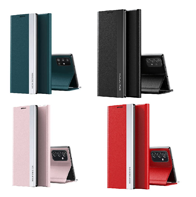 фото Чехол-книжка для Xiaomi Poco M3 New Design с магнитом зеленый