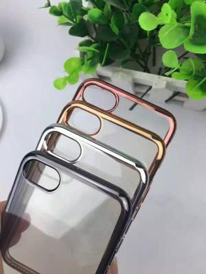 Чехол накладка для Meizu U20 силикон прозрачный с бампером черный металлик