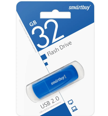 Флеш-накопитель Smartbuy Scout синий 32Gb