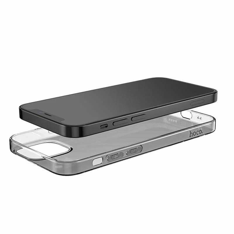 Изображение Чехол накладка для iphone 16 Pro (6.3) HOCO Light силикон притемненная фото Чехол накладка для iphone 16 Pro (6.3) HOCO Light силикон притемненная
