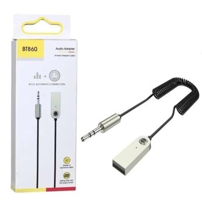 Блютуз aux FM трансмиттер bluetooth адаптер ресивер BT860