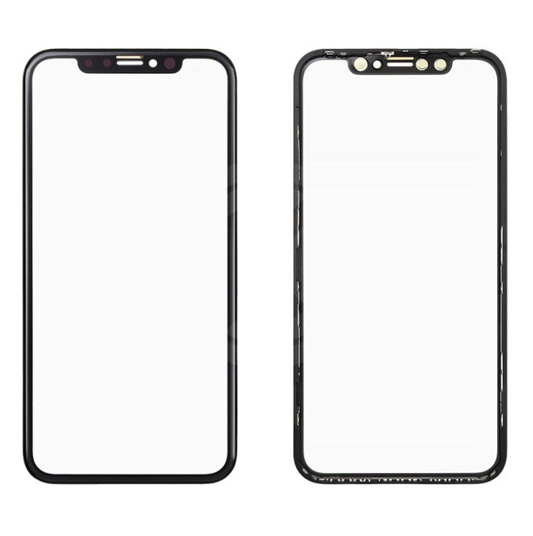 Стекло тачскрина+Рамка+OCA для iphone XR черный