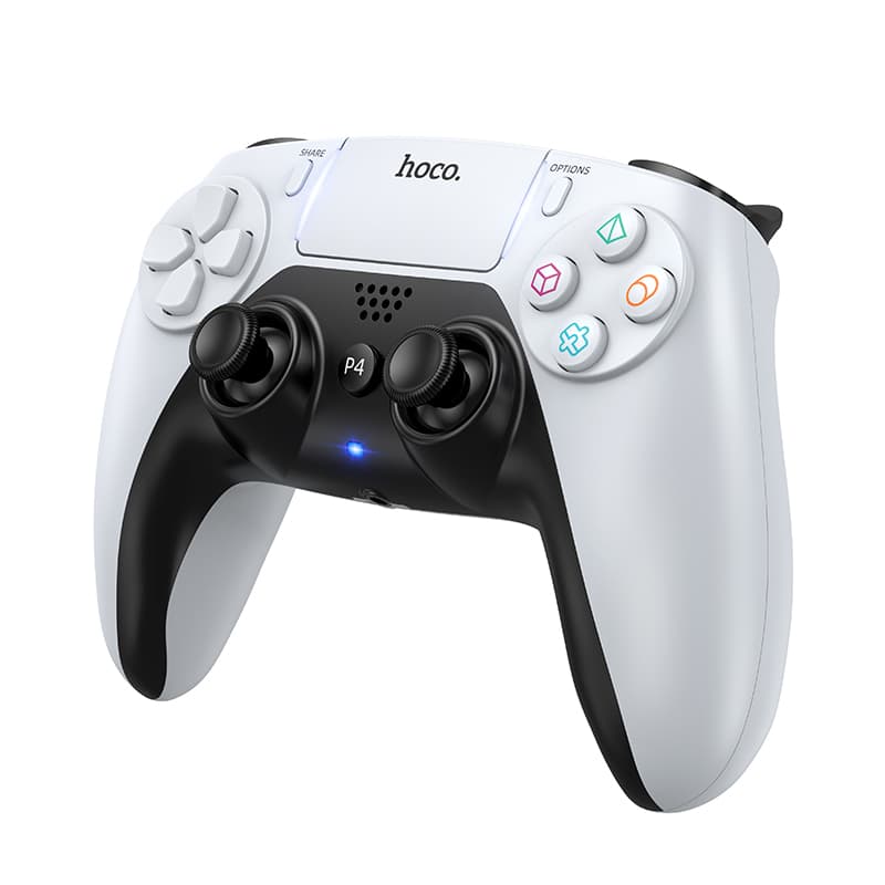 Геймпад беспроводной игровой контроллер Hoco GA1 Phoenix PS4 черно-белый