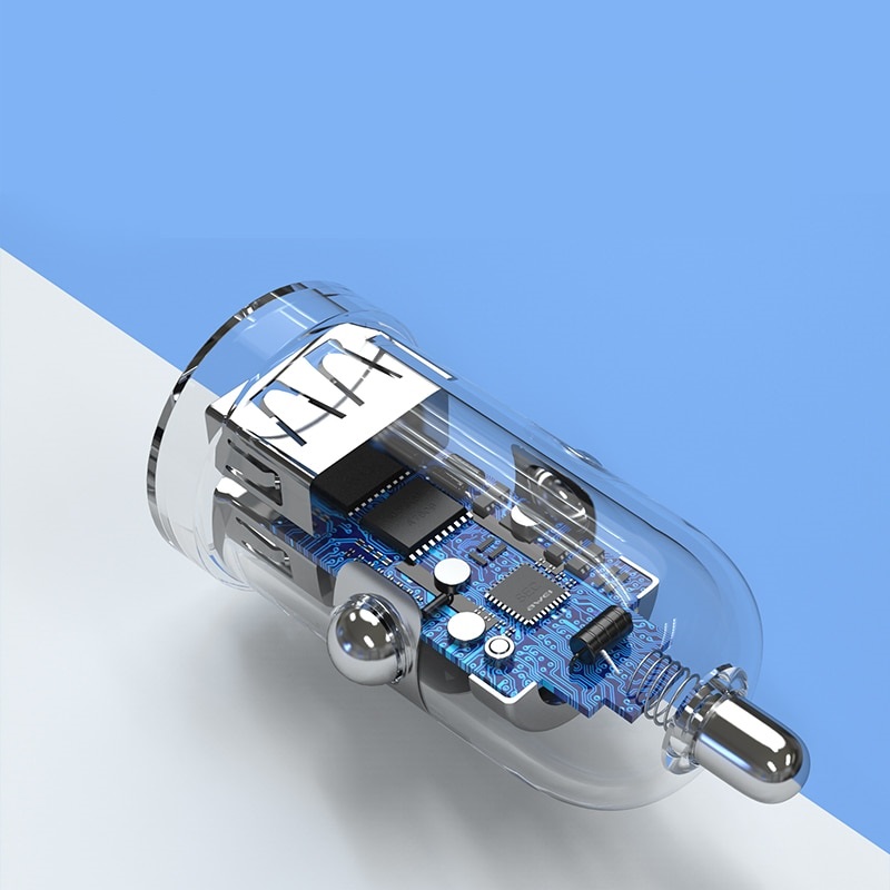 фото Автомобильное зарядное устройство Awei C-826 2USB 2,4A черное