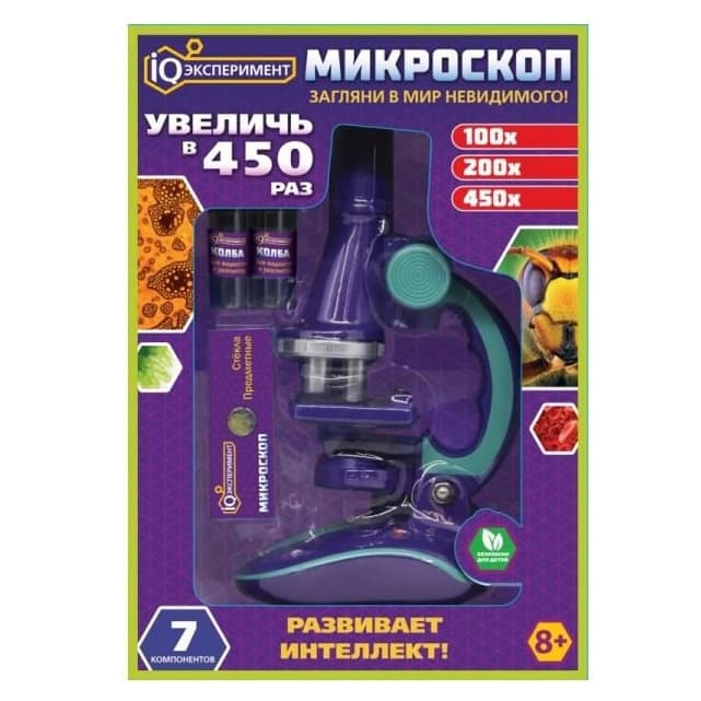 Микроскоп 7 компонентов iQ Эксперементы
