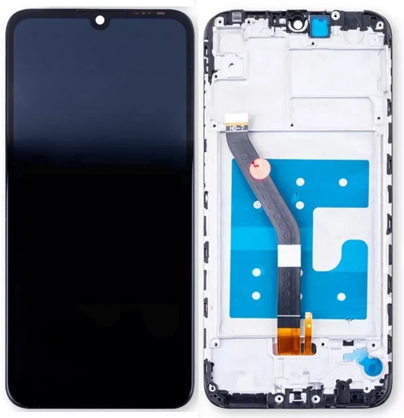 Дисплей для Huawei Honor Y6 2019/ 8A + тачскрин черный с рамкой O