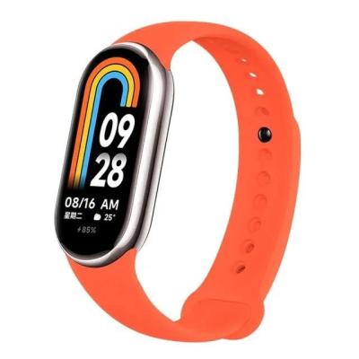 Ремешок для Mi Band 8/Mi Band 9 силикон оранжевый