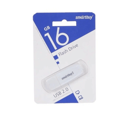 Флеш-накопитель Smartbuy Scout белый 16Gb Флеш-накопитель Smartbuy Scout белый 16Gb