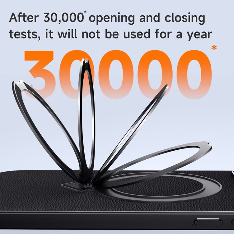 фото Чехол накладка для iphone 15 Pro Max (6.7) SULADA Greenstraw натуральная кожа черный с магнитом для magsafe и кольцом-держателем