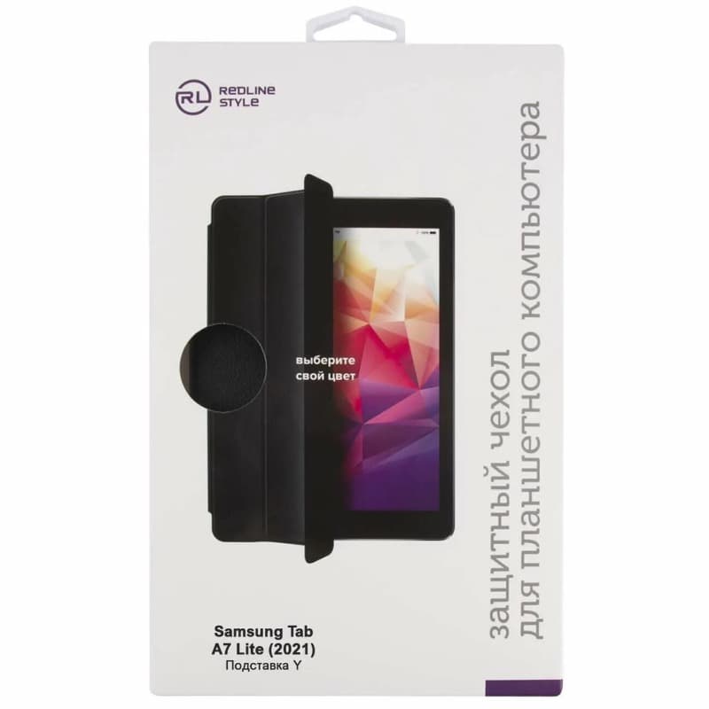 фото Чехол-книжка для планшета Xiaomi Pad 7/Pad 7 Pro 11.2d (2024) Red Line черный