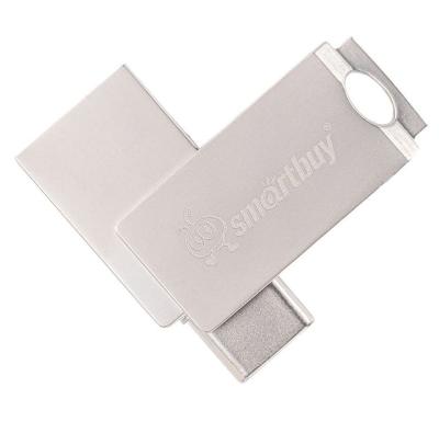 Флеш-накопитель Smartbuy MC25 Metal Dual Type-C/Type-A серебро 32Gb